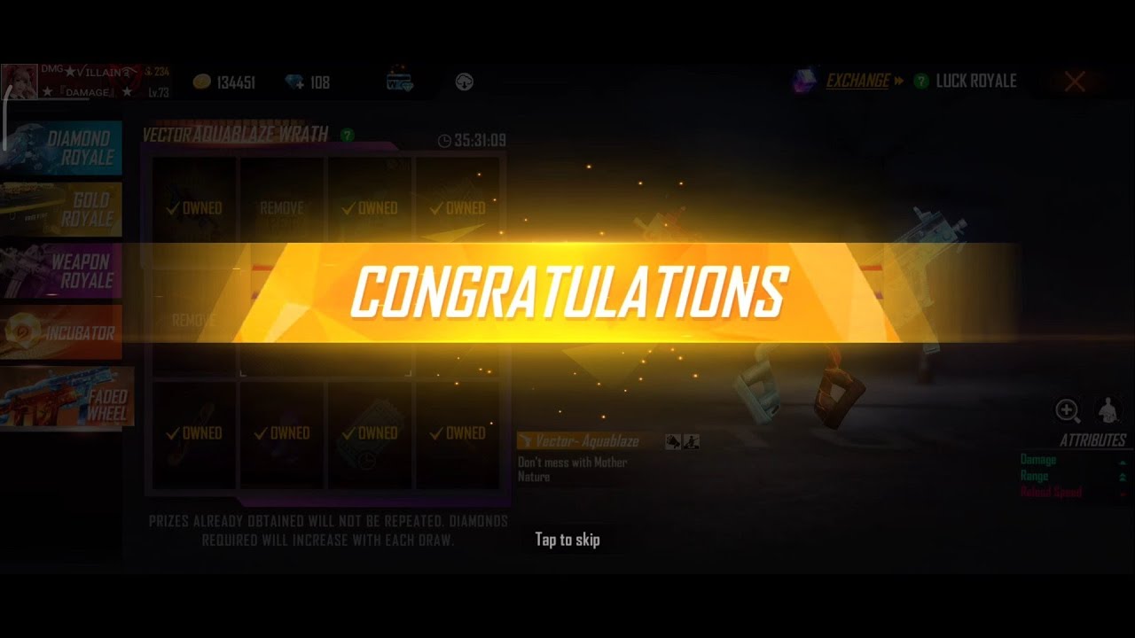 Unlocking the new vector skin 🤓🤓