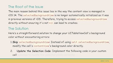 How to Change UITableViewCell Background Color in iOS 14