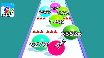 Ball Run Infinity Number ! All Levels Gameplay (114-124) android, ios