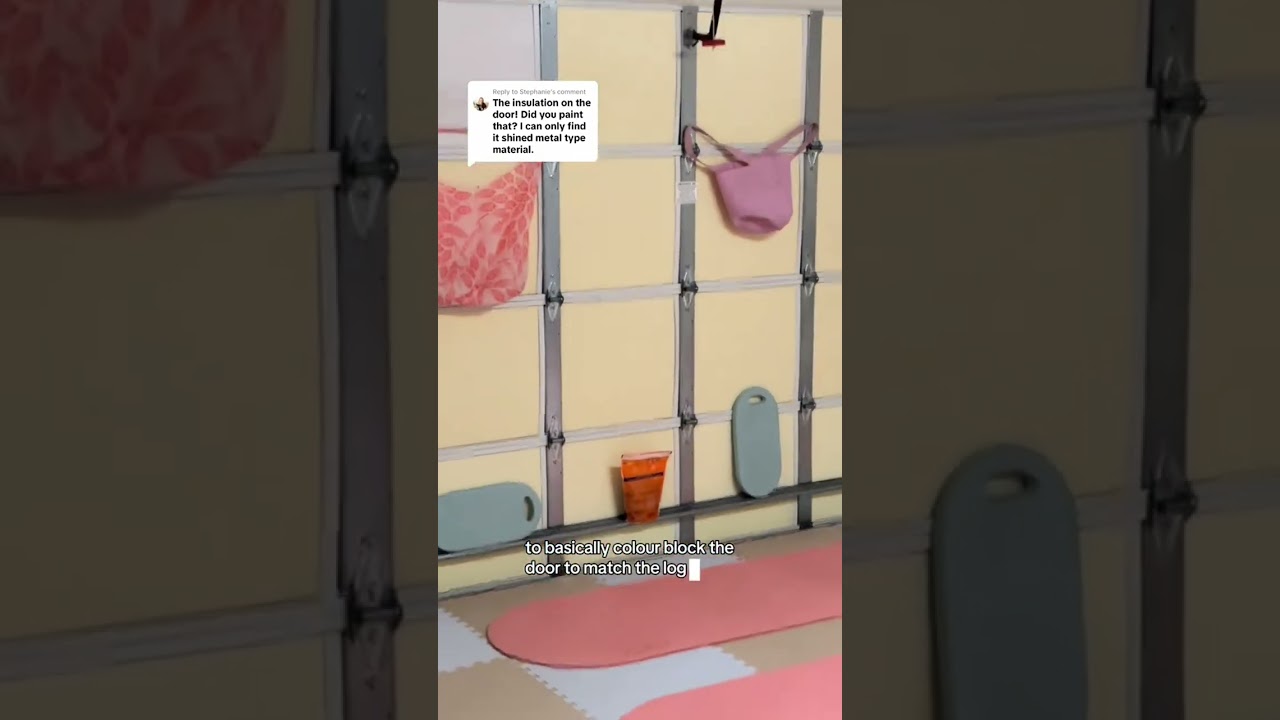 how I turned my boring garage into a pilates studio pt. 1!