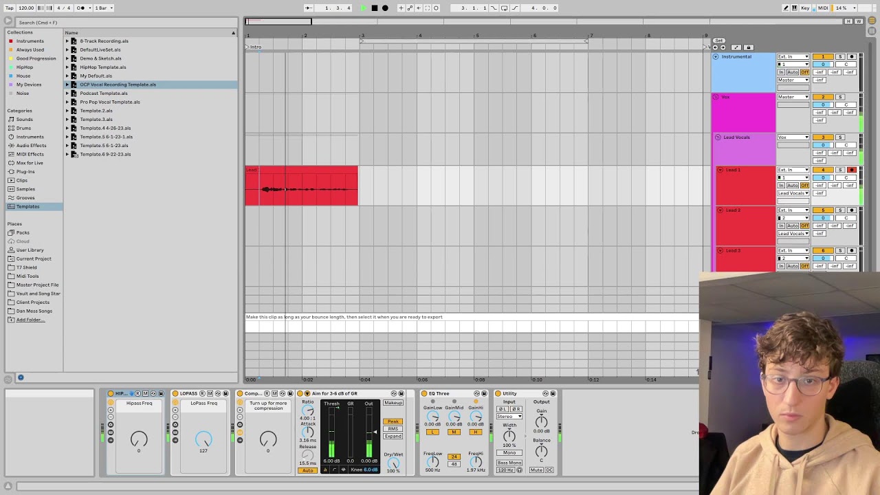 Making Vocal Templates in Popular DAWs [Live stream]