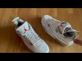 Unboxing nike air jordan 4 oreo tech white