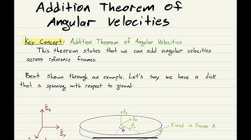 6 - Addition Theorem of Angular Velocities
