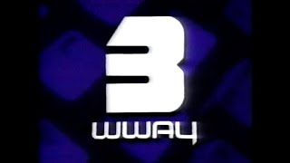 ABC/WWAY commercials & 11pm news open, 11/22/1995