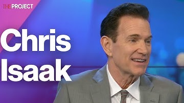 Chris Isaak Serenades TV Host Live On Air