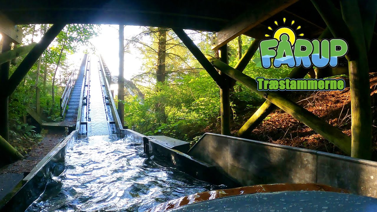 Træstammerne 4K Front Seat POV - Fårup Sommerland