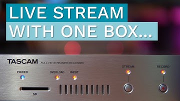 Easy Live Streaming Setup - TASCAM VS-R264 & VS-R265