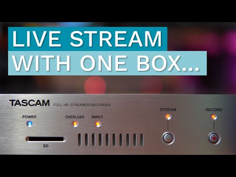 Easy Live Streaming Setup - TASCAM VS-R264 & VS-R265
