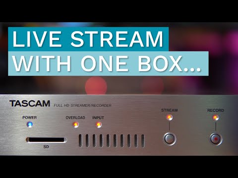 Easy Live Streaming Setup - TASCAM VS-R264 & VS-R265 - YouTube