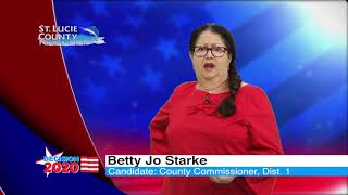 County Commissioner, Dist. 1 Candidate: Betty Jo Starke