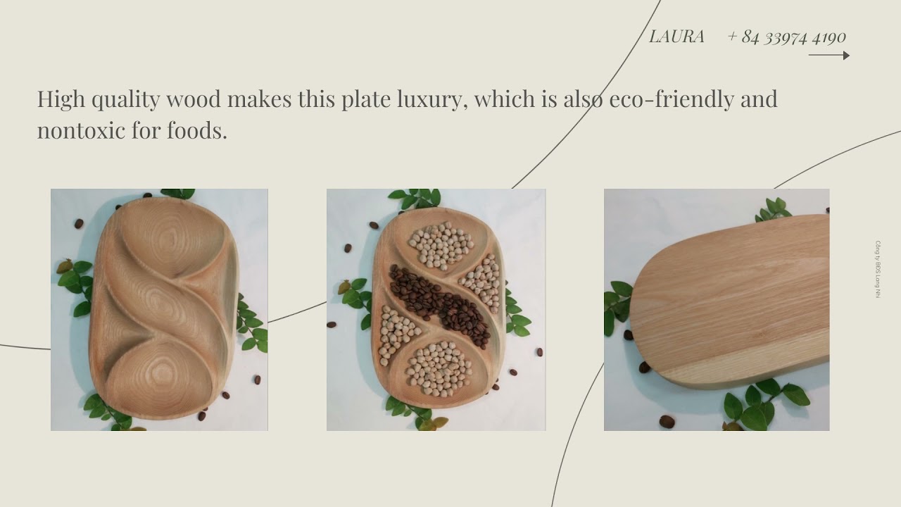 Luxury Wooden Tray Wooden Product Made From Pine Wood With Many Shapes and Sizes