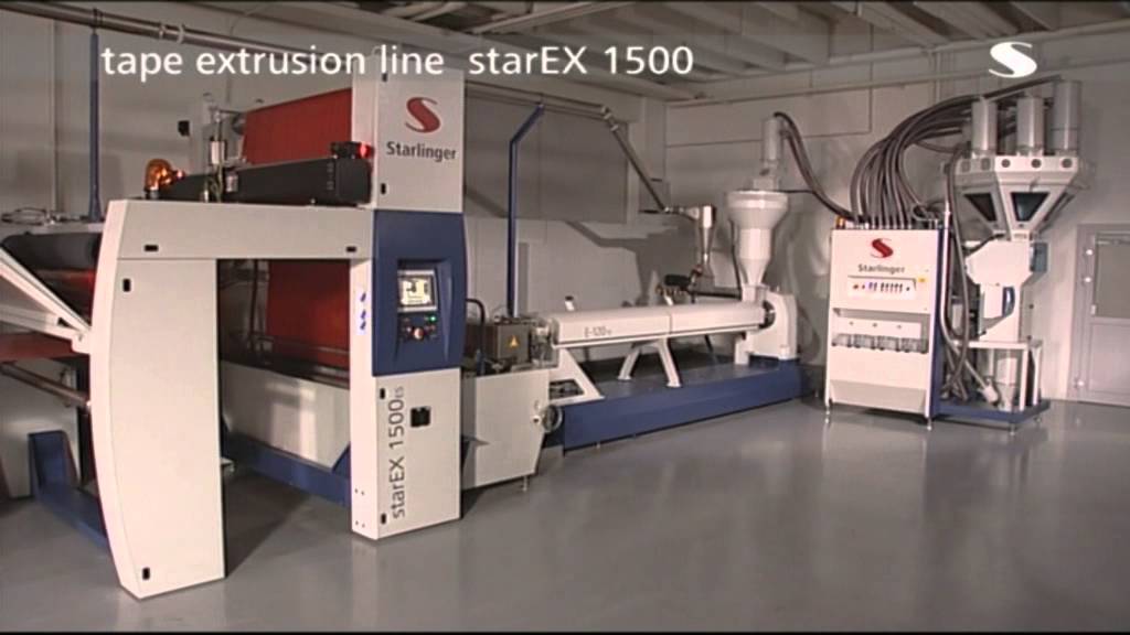 Starlinger Tape Extrusion Line starEX 1500 (+ stacoFIL 200XE) YouTube