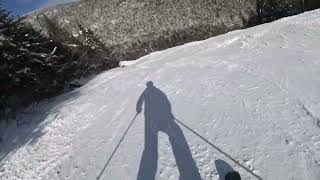Upper skyward to lower skyward whiteface mountain black run(men’s downhill 1980 course)