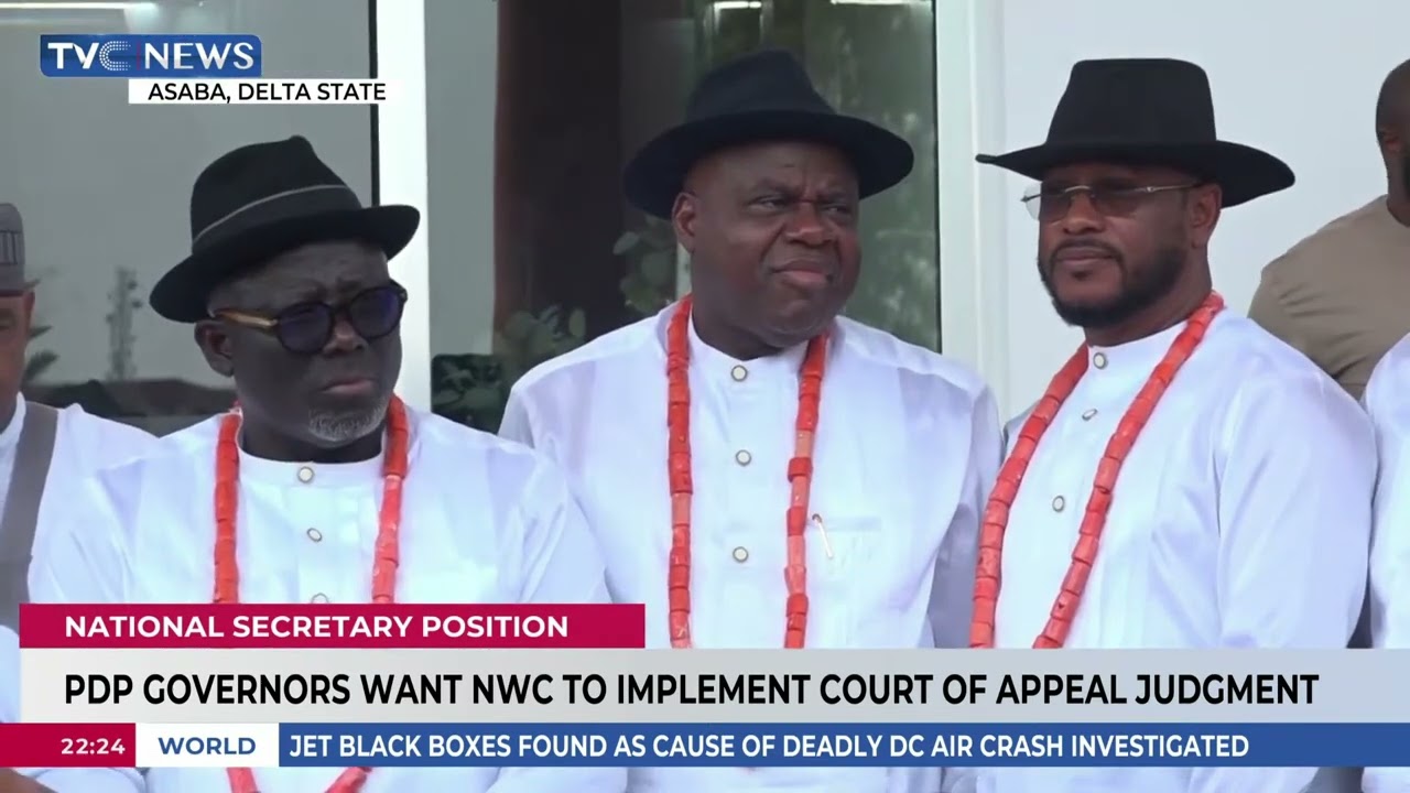 PDP Governors Want NWC To Implement Court Of Appeal Judgement