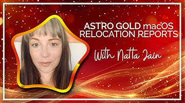 Relocation Reports in Astro Gold macOS