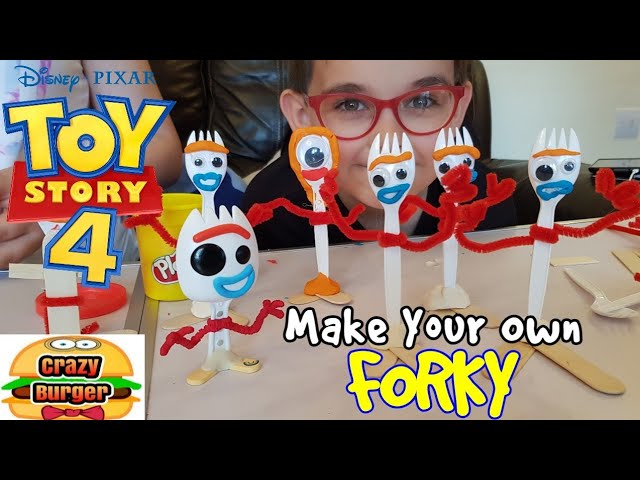 How To Make Your Own Forky From Toy Story 4 in about 10 Minutes 