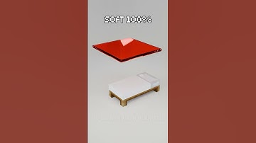 Soft 0% vs 1000% Cloth Simulation in Minecraft🔥💎🗳️ #3danimation #blender3d #asmr