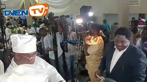 AARE IBA GANI ADAMS DANCES AS EBENEZER OBEY PERFORMS AT HIS 52ND BIRTHDAY CELEBRATION IN VI., LAGOS