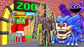 I opened a MOB ZOO in Minecraft!