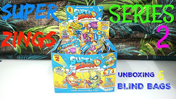Super Zings series 2 - Unboxing the last 6 blind bags of the MEGA UNBOXING ! #superzingsseries2