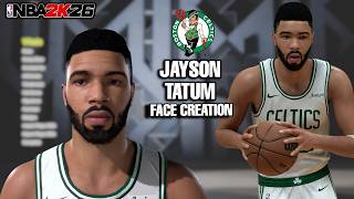 Jayson Tatum Face Creation NBA 2K26