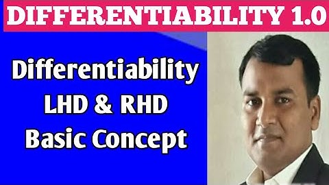 #MathematicsOrigin       Differentiability Class 12||JEE || K C sinha  Ex 10.1 || Mathematics origin