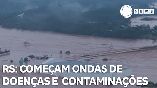 Ondas de doenças e contaminações começam a surgir no RS