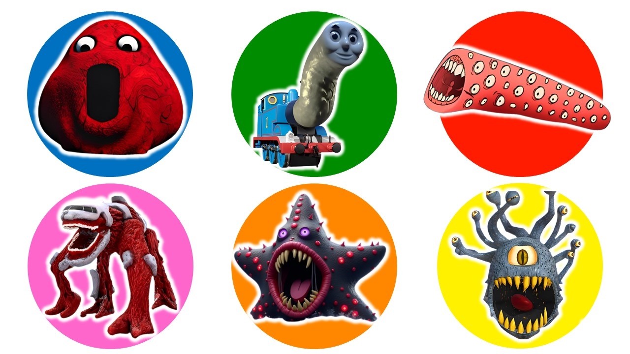 Spin Wheel Pou, Thomas Lipan, Train Eater, Infected Sky, Hungry Star, Beholder Eater