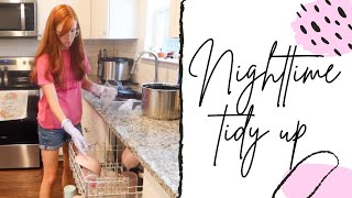 ✨NIGHTTIME TIDY UP✨ CLOSING SHIFT | CLEANING ROUTINE | CLEANING SCHEDULE | BEDTIME CLEAN WITH ME