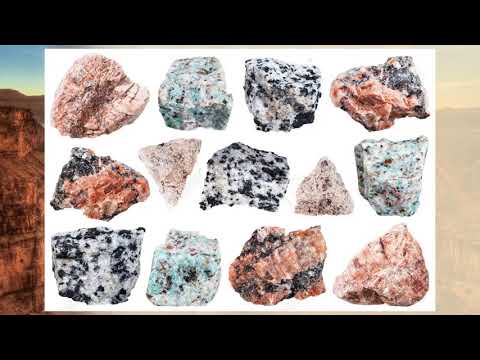 تمييز المعدن من الصخر علوم ارض تاسع