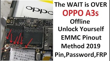 Oppo A3s CPH1803 Pattern Unlock Done Only Ufi Box