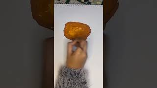 Golden honey color making#shorts#art