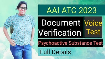 AAI ATC |DV, Voice Test and Psychoactive  Test |Full details #aaiatc #aaiatc2023
