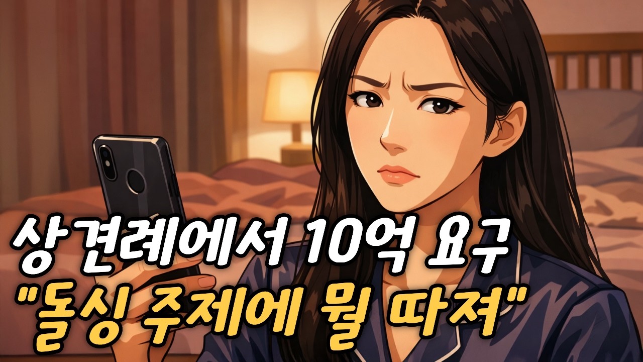 상견례 날 20억 아파트 절반 내놓으라는 예비 신부, 