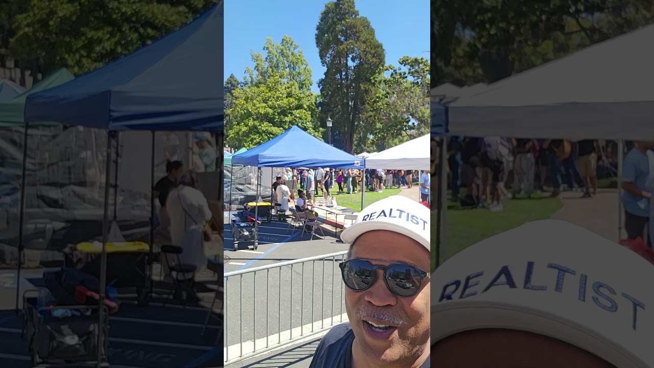 At the Bizerkeley Vegan Food Festival in downtown Berkeley September 1st, 2024. Here today till 6 pm