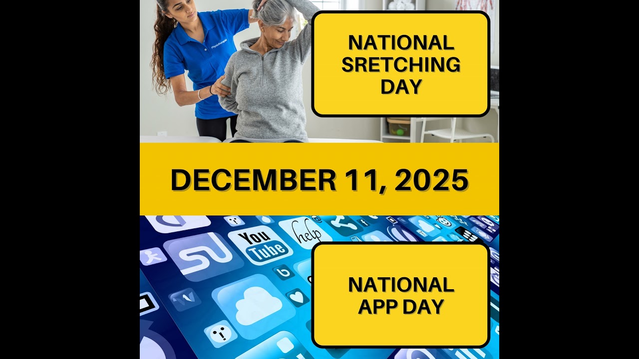 National Stretching Day & National App Day