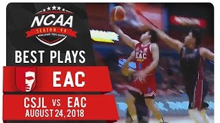 NCAA 94 MB JP Calvo Maui Cruz show off speed in quick-fire finishes EAC Best Plays