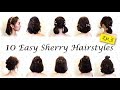 短髮造型10種簡易俏麗可愛短髮編髮綁髮造型教學10 Simple Quick and Easy Hairstyles for short hair  ☆ Sherry