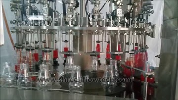 24x8 GEAR PUMP BASED ROTARY FILLING and P&P CAPPING MACHINE - Shreeji Flowtech Systems