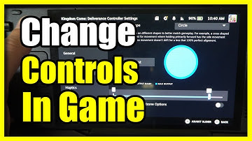 How to Change the Controls on Steam Deck while playing Games (Fast Tutorial)