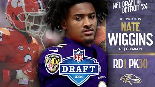 Nate Wiggins Highlights, Baltimore Ravens | CB 2024 NFL Draft Round 1, Pick 30 [CLEMSON]