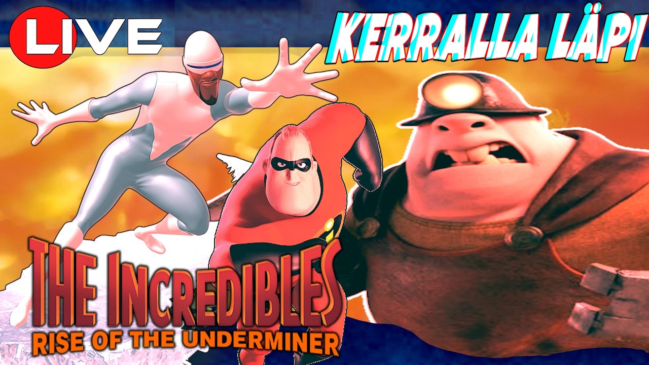 🔴 The Incredibles: Rise of the Underminer | Keralla läpi