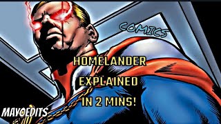 Homelander Explained in 2 Minutes | The Boys Comics