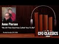 "Be All That God Has Called You To Be" by Anne Pierson - Florida Family CFO 1995