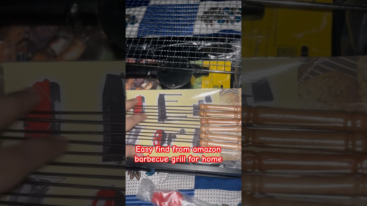 Barbecue Grills - Foldable Charcoal bought from amazon #bbqaccessories #charcoalgrill #youtubeshorts