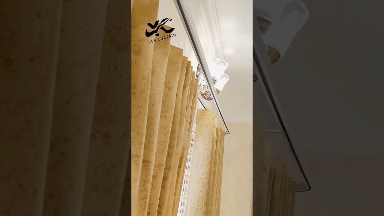 Double track Arabian curtain 