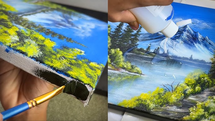 Canvas Painting Tips - How To Get Clean Edges On Paintings #arttips  #paintingtips 