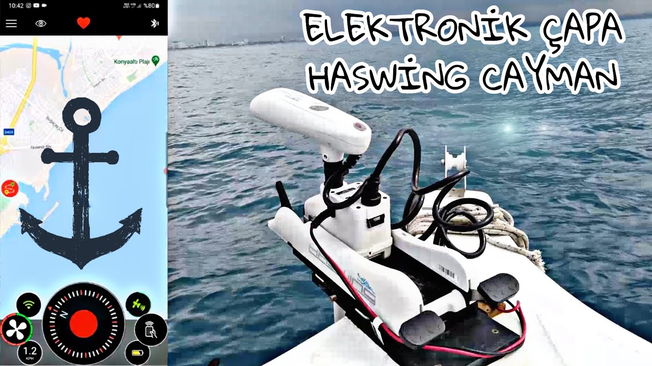 Sanal Çapa - Elektronik Çapa - Elektrikli Çapa hakkında // Haswing Cayman 55 lbs Performans Bilgisi