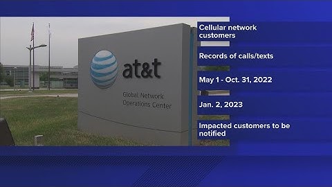 AT&T says hackers stole 6 months of call and text records from almost all customers