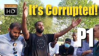 P1 - It's Corrupted! Adnan Vs Christian | Speakers Corner | SCDawah Channel